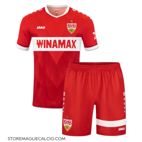 Stuttgart Maglia Gara Trasferta Repliche 2024-25 Bambino Maniche Corte Stuttgart Maglia Gara Trasferta Repliche 2024-25 Bambino Maniche Corte